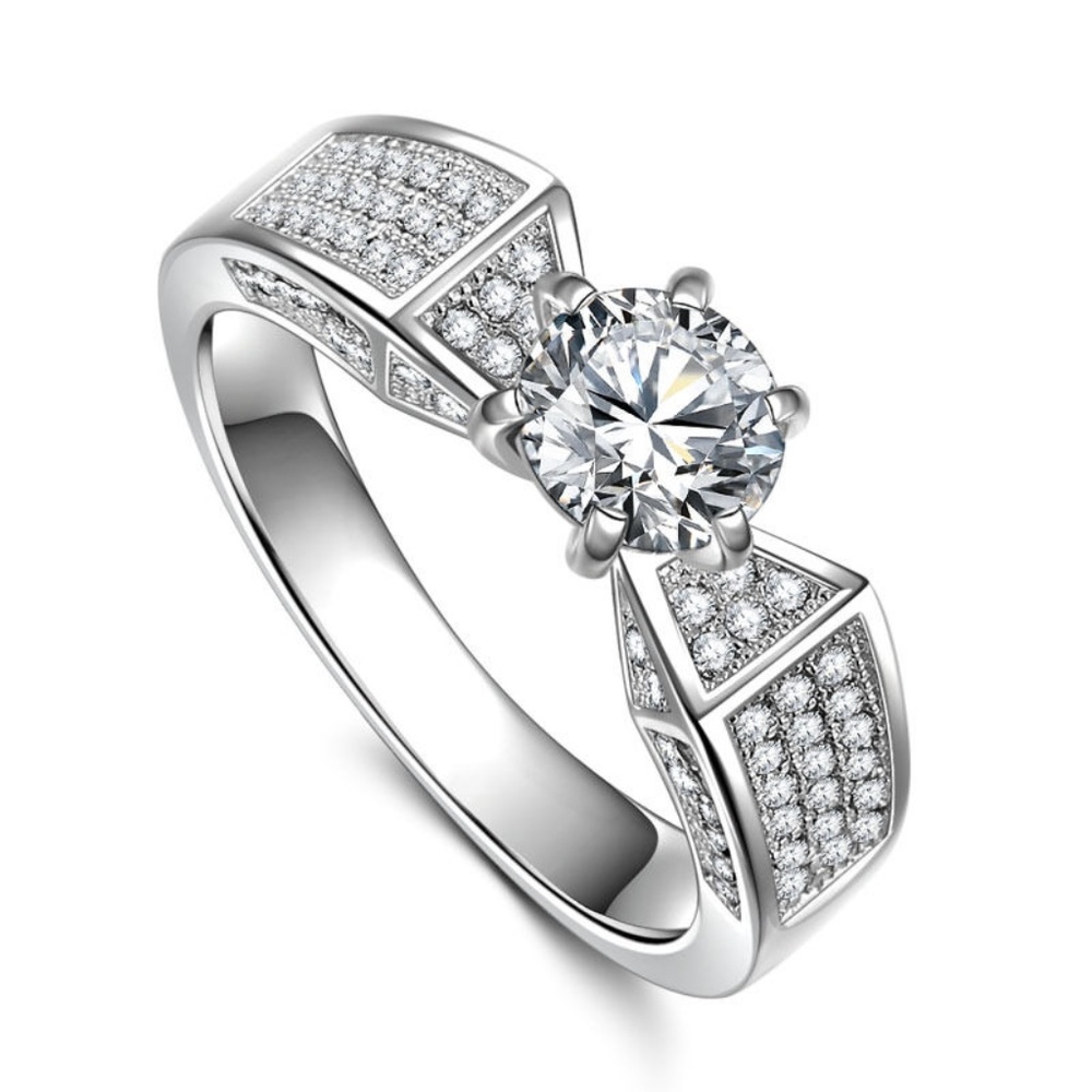 Round Cut 2.25ct White Sapphire 925 Silver